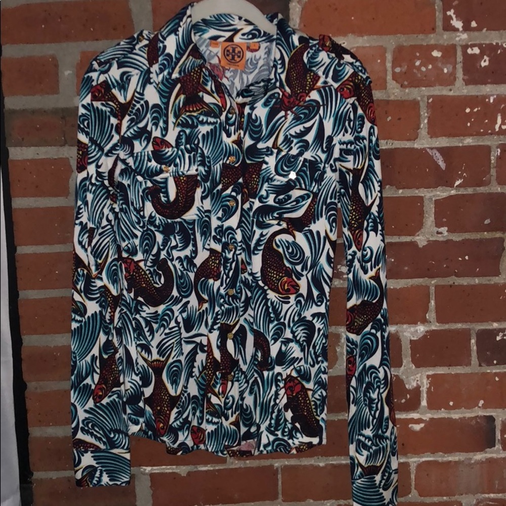 NWT! Tory Burch silk top